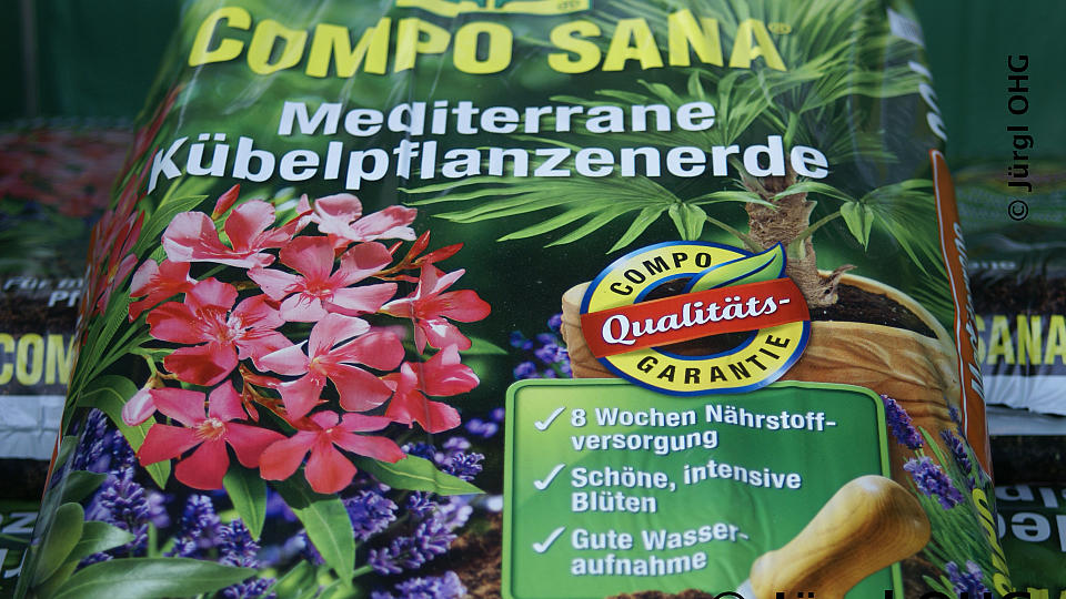 COMPO Sana - Mediterrane Kübelpflanzenerde